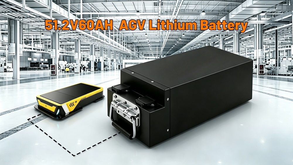 Aktueller Firmenfall über Singapur AGV Lithiumbatterie 51.2V60AH Projektfall