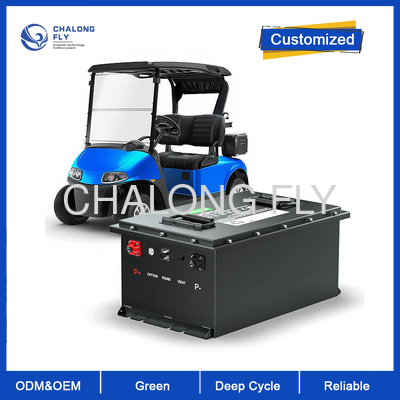 48V 100Ah Golf Cart Lithium Battery with Bluetooth and 4000 Cycles LiFePO4 Battery for Electric Golf Carts