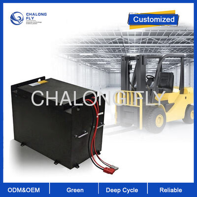 LiFePO4 Forklift Lithium Battery Smart BMS 5000+ Cycles 1C Fast Charge 160Wh/kg CAN Bus IP67 80V 500Ah