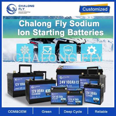12V 24V 48V Sodium-Ion Deep Cycle Battery 50Ah–400Ah for RV Marine and Solar Energy Storage