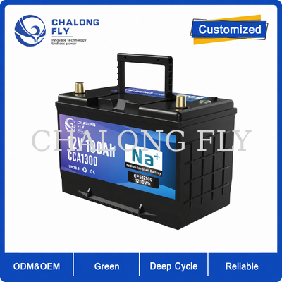 12V 80Ah–100Ah Sodium-Ion Start-Stop Battery for SUVs and High-Load Vehicles
