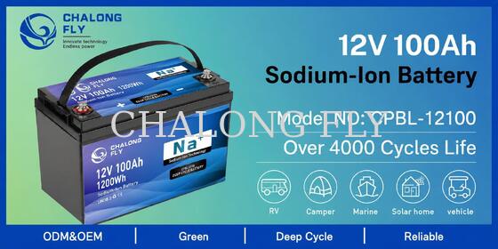 12V 100Ah Low-Temperature Sodium-Ion Deep Cycle Battery for Winter RV and Off-Grid Power