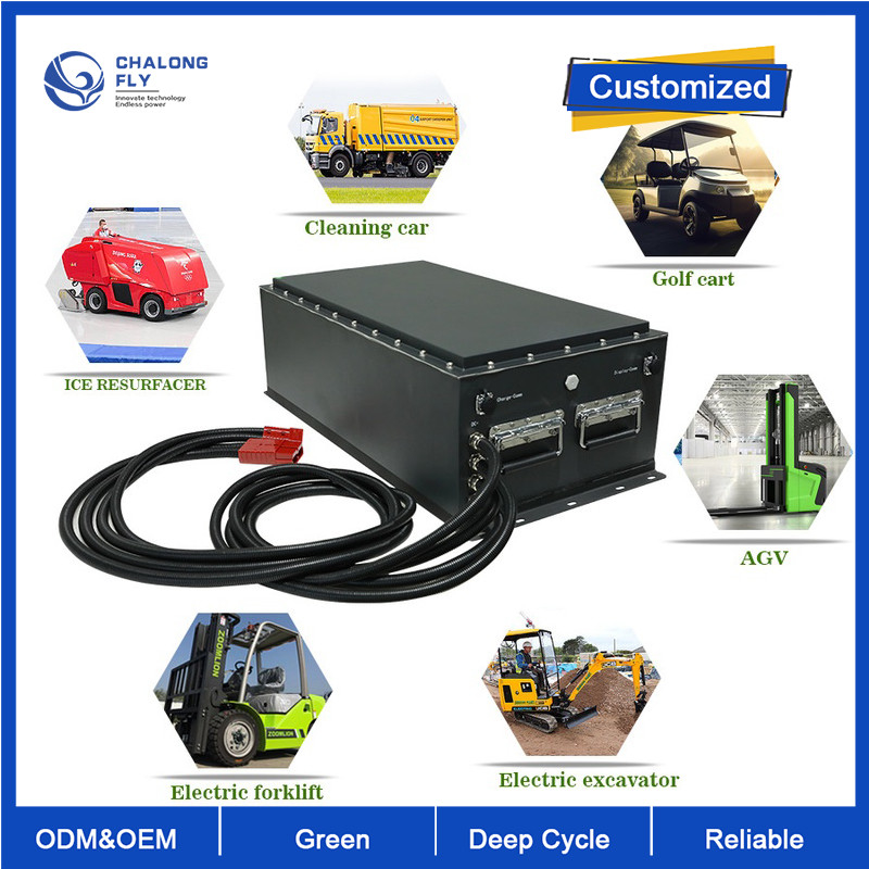 OEM ODM EV Lithium Battery Pack For Forklift 24V 48V 60V 72V 80V Lifepo4