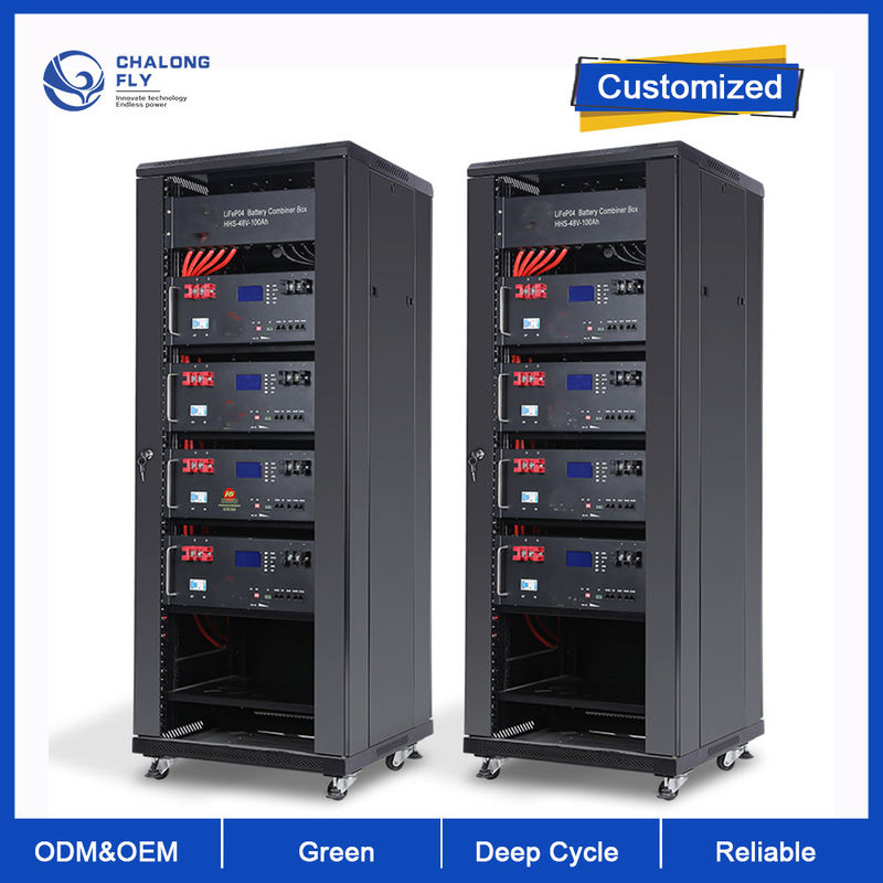 Customized Plug Type LiFePO4 Lithium Battery 24V 48V 51.2V 100Ah 150Ah 200Ah MPPT Controller
