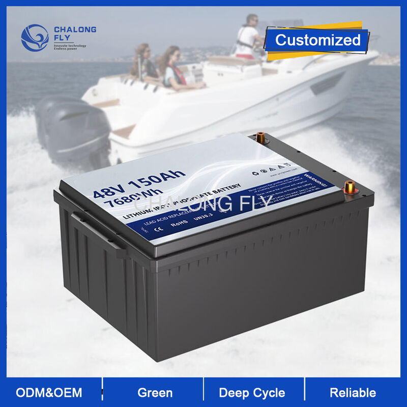 96V 300Ah LiFePO4 Battery Pack with IP67 Waterproof and 6000 Cycle Life for Marine and Electric Boats