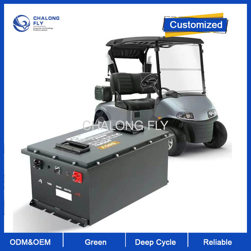 72V 150Ah LiFePO4 Golf Cart Battery with 6000+ Deep Cycles and IP65 Weatherproof Protection