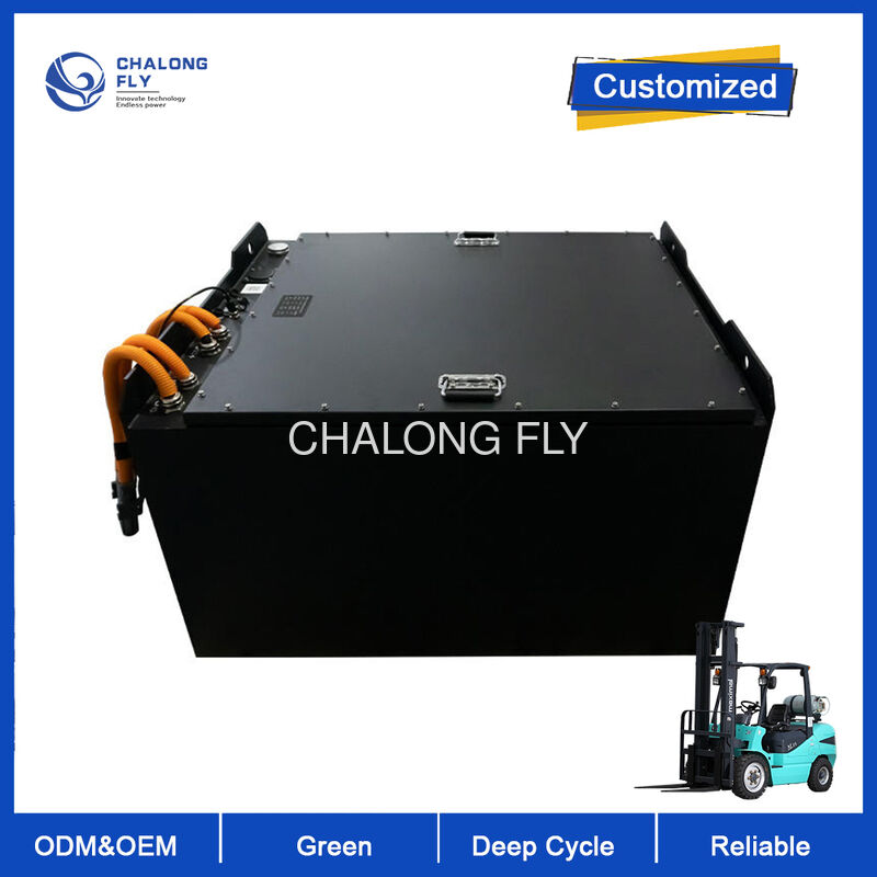 48V 200Ah LiFePO4 Forklift Lithium Battery with 6000 Cycle Life, IP54 Waterproof and Bluetooth Monitoring