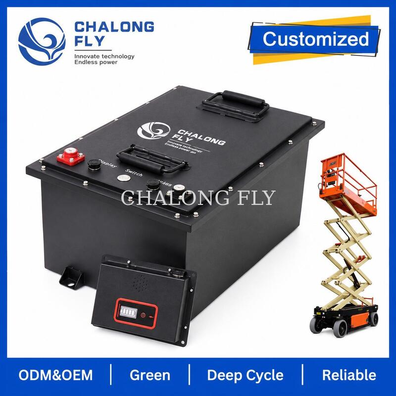 24V 48V LiFePO4 Aerial Work Platform Battery 105Ah 280Ah for Scissor Lifts