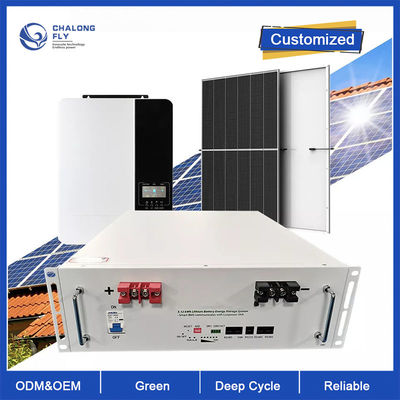 Tiefer Zyklus der Lithium-Batterie-LiFePo4 weg speicher-Lithium-Eisen-Phosphatbatterie Gitter Soem-ODM 10KW 48V 100AH 200AH von der Solar