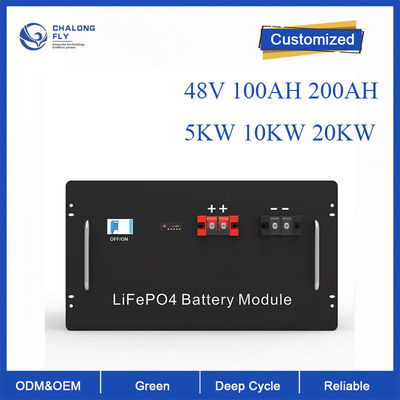 LiFePo4 Lithium-Batterie 48V 5KW 10KW Soem-ODM-Energie-Speicher-Lithium-Eisen-Phosphatbatterie für EV-/RV/Boats/Golfwagen