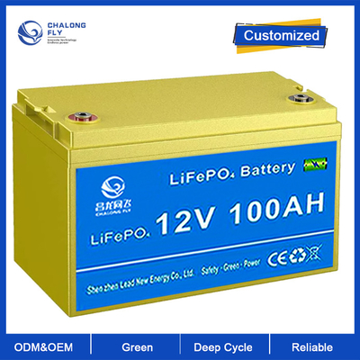 OEM ODM LiFePO4 Lithiumbatterie Blei-Säure-Ersatzbatterie 12,8V 100Ah Generator Energiebatterie Lithiumbatterie-Packs