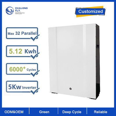 LiFePO4 Lithiumbatterie 48V 100AH 200AH Lithium-Ionen-Batterie 5KW 10KW Powerwall für Solarspeichersysteme