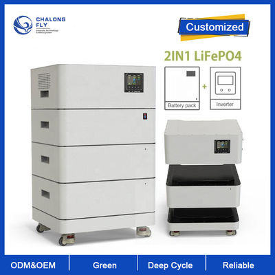 LiFePo4 Lithium-Batterie ALLE IN 1 bedienungsfertiger Batterie Gestell-Energie-Vorratsbehälter Soem-ODM 10KW 15KW 20KW 48V LiFePO4