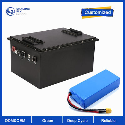 LiFePO4 Lithiumbatterie 48V 60V 72V 30AH 60AH 100AH Lithium-Ionen-Batterie aufgeladen für E-Motorrad/E-Rollstuhl