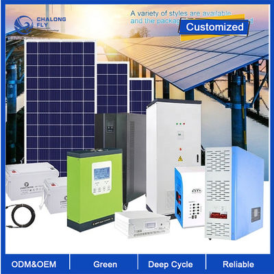 OEM ODM Anpassungsfähige LiFePO4 Lithium-Batterie Home Off Grid Wechselrichter mit reiner Sinuswelle 3KW 5KW 6KW
