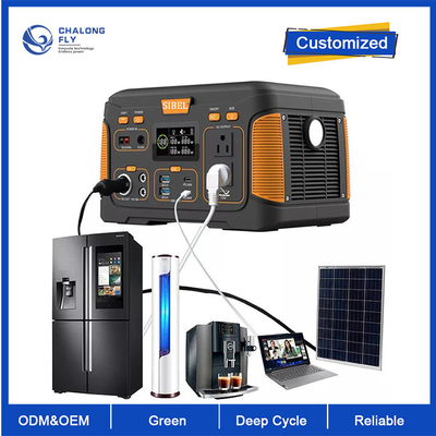 OEM ODM LiFePO4 Lithiumbatterie Portable Solar Power Station USB Typ C DC AC Ausgang Lithiumbatteriepakete