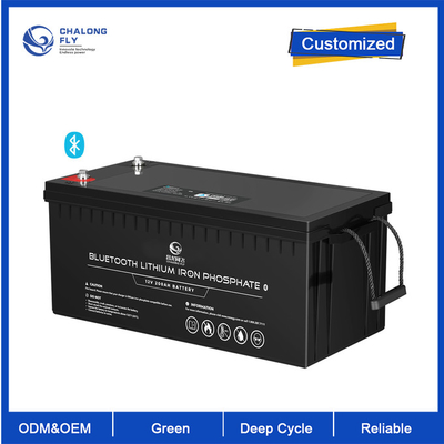 OEM ODM LiFePO4 Lithiumbatterie 12V 200Ah Lithiumbatterie Individuelle Batterie Lithiumbatteriepacks