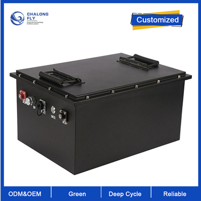 Metall Shell Industrial Lithium Battery 14S 60V 50AH EV Lithium-Batterie Soem-ODM LiFePO4 fertigte Lithium-Batterie-Sätze besonders an