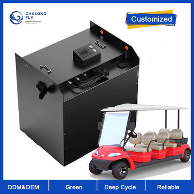 LiFePO4 Lithiumbatterie Golfwagen OEM ODM 48V 72V 300V 600V 180AH 400AH Lithiumbatteriepakete für elektrische Gabelstapler