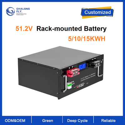 Ausgangssolarenergie-System-Lithium Ion Battery Renewable 48V 100AH 200AH 300Ah des Gestell-Berg-LiFePO4
