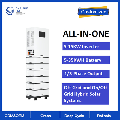 Des Haushalts-LiFePO4 Solarauswechselbares Lithium-Batterie-des Inverter-5000W LFP