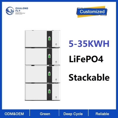 LiFePO4 stapelbares 10kwh Lithium Ion Battery Pack 48v 200Ah 10KWH 15KWH 20KWH für Solarenergie-Speicher-System 6000cycles