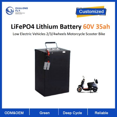 Lifepo4 niedrige Elektro-Mobile 2 der Lithium-Batterie-60V 35ah Roller-Fahrrad 20ah 40ah des Motorrad-3 4wheels