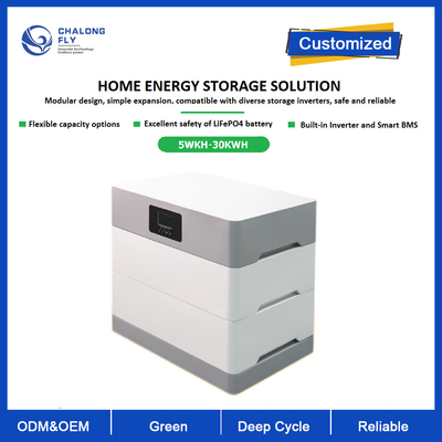 Lithium Ion Battery 5kwh 10kwh 15kwh 20KWH 30KWH der Solarenergie-LifePO4 mit UL-Zertifikat für Haupt-ESS