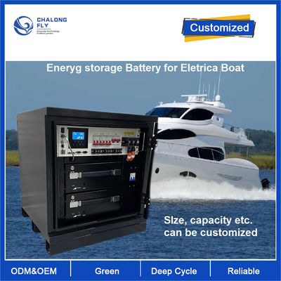 CLF OEM ODM IP65 LiFePO4 Batteriepaket Lithiumbatterie mit langem Lebenszyklus Energiespeicher für Elektroboote Marine 48V
