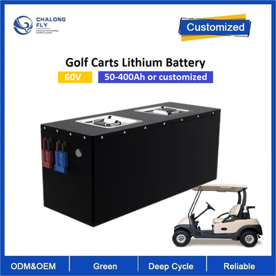 OEM 60V Lithium LiFePO4 OEM Power Battery Pack mit Gabelstapler AGV RGV Golfwagen Roboter Motorräder Roller mit 6000Zyklen