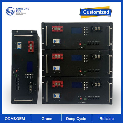 LiFePO4 Lithiumbatterie 48V 100AH 200AH Energiespeicher Leistung Solarsystem Li-Ionen-Batterie