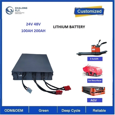 CLF Elektro-Forklift Lifepo4 Lithiumbatteriepacks OEM 48V 200Ah 300Ah 50Ah Für AGV