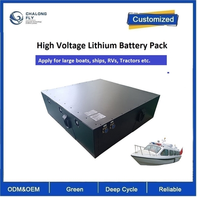 LiFePO4 Elektroboot Schiff Traktor Lithiumbatteriepackungen Prismatische Lithium-Ionen LFP IP67 320V 80AH 100AH 200AH
