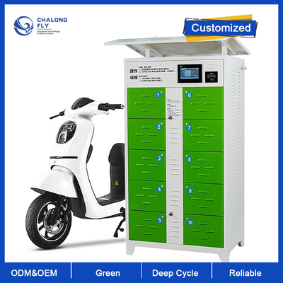 LiFePO4 Lithiumbatterie Motorrad-Austausch Batteriestation Stromaustauschlösung im Freien
