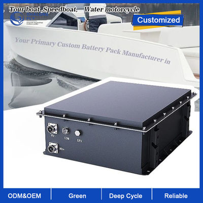 LiFePO4 Lithiumbatterie 96V 105Ah Lithium-Ionen-Marine-Batterie für Außenbordmotoren, Innenbordmotoren, E-Boote, Tender, Yacht