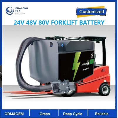 CLF 24V 48V 300Ah 400Ah OEM ODM LiFePO4 Lithium Eisen Phosphat Batterie Power Pack für Gabelstapler AGV Roboter Golfwagen
