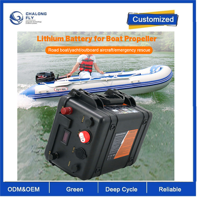 CLF 12V 100AH Lithiumbatterie OEM ODM Elektromotoren Sturmboot Kajak 24 Volt 200 Ampere Marine Triebbatterie