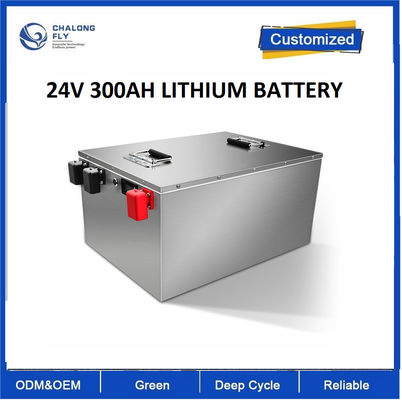 IP65 Lithium-Eisenphosphat-Batterie für Marine Yacht RV 24V300ah Lithium-Batterie mit großer Kapazität