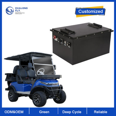 OEM ODM Golfwagen Batterie 36V 48V 72V Langlebigkeit Lifepo4 Batteriezelle Golfwagen Batterie Lithium 48 Volt 70ah 105Ah 160Ah
