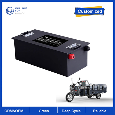 48v 60v 72v 100ah 200ah 300ah Customized Elektromoped Dreirad Lithiumbatterie 48V 60Ah Lifepo4 Elektro-Rikscha-Auto-Batterie