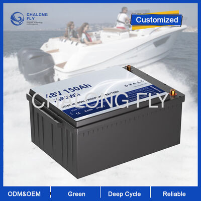 48V 150Ah LiFePO4 Batteriepaket mit eingebautem Managementsystem Elektrische Marineboot Yacht Trolling Motor Kajak Zubehör