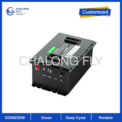 48V 100Ah LiFePO4 Golfwagenbatterie mit 4000+ Zyklen und integriertem 200A BMS für universelle Passform