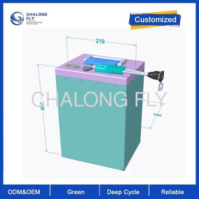 72V 32Ah LiFePO4-Batterie mit IP67-Wasserdichtheit und 1500-Zyklus-Laufzeit für elektrische Zweiräder