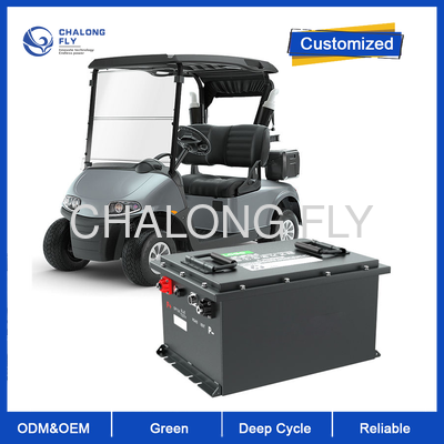 48V 150Ah LiFePO4 Golfkarrenbatterie mit 6000+ Zyklen und IP65-Wasserdichtheit