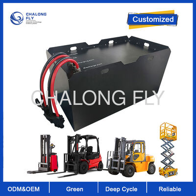 80V 200Ah Leichtgewichts-Forklift Lithiumbatterie LiFePO4 Kompakt 3000 Zyklen 16kWh Schnellladung für elektrische Gabelstapler