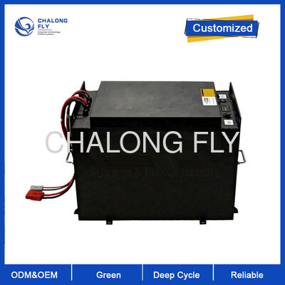 80V 560Ah LiFePO4 Gabelstapler Lithiumbatterie 1C Schnellladung 1,5h Vollladung mehrere Schichten Industrie