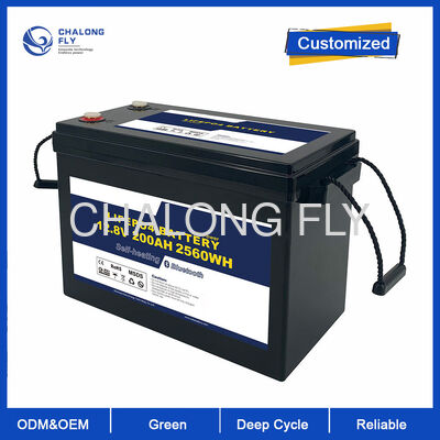 12V 300Ah LiFePO4 RV Batterie mit 6000+ Zyklen 90% Tiefentladung und eingebautes BMS für Off-Grid Solar