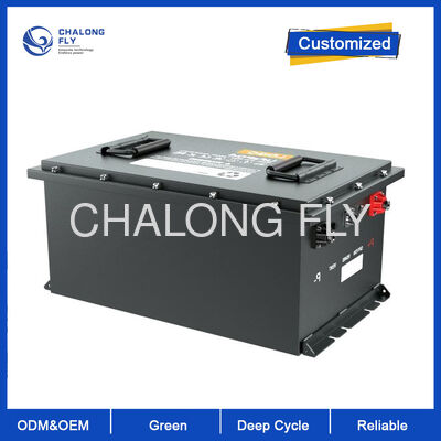 48V 190Ah LiFePO4 Golfkarrenbatterie mit 5000+ Zyklen, 9,12 kWh hoher Kapazität und IP65 wasserdichtem Gehäuse
