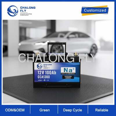 12V 100Ah Natrium-Ionen-Starter-Batterie bis zu 1300 CCA für Lkw und Boote