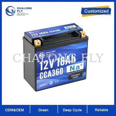 12.8V 18Ah 360CCA LiFePO4 Motorradstarter Batterie für Antriebssportanwendungen